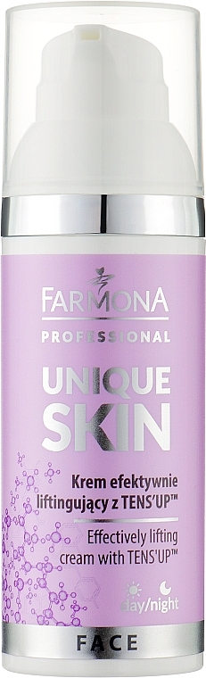 Ефективний крем-ліфтинг для всіх типів шкіри - Farmona Professional Unique Skin Effectively Lifting Cream With TENS'UP — фото N1