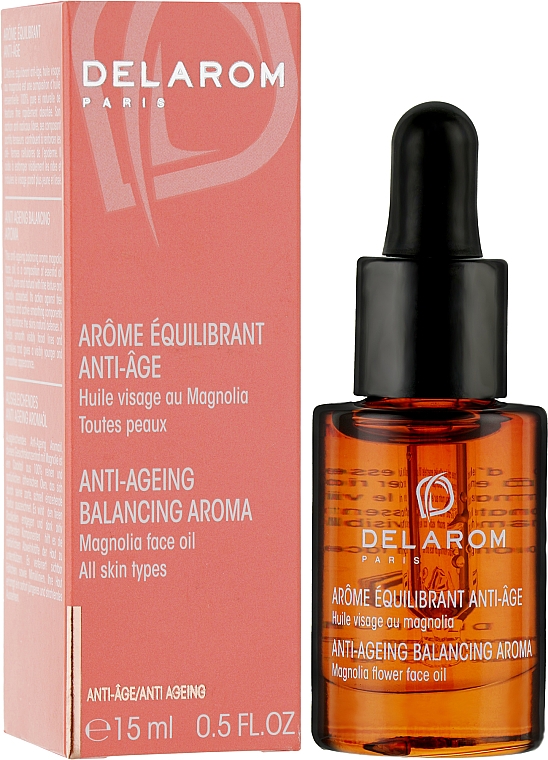 Антивікова олія для обличчя - Delarom Anti-Ageing Balancing Aroma Face Oil — фото N2