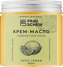 Парфумерія, косметика Крем-масло для тіла, рук і ніг "Лимон" - Frau Schein Cream-Butter Juicy Lemon