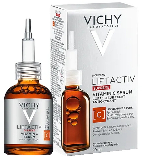 Сироватка для обличчя з вітаміном С - Vichy Liftactiv Supreme Vitamin C Serum — фото N2