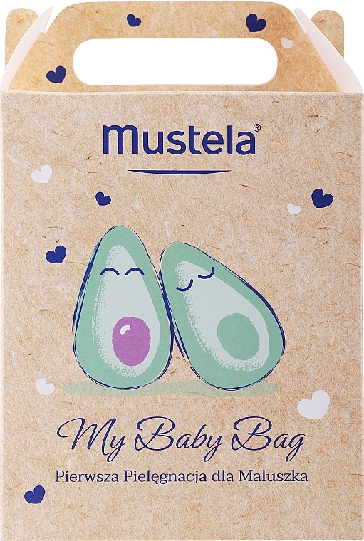 Набор - Mustela My Baby Bag (sh/gel/200ml + wipes/20pcs + cr/50ml + f/cr/40ml)