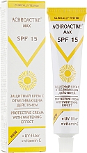 Парфумерія, косметика Захисний крем з відбілюючою дією SPF15 - Achroactive Мах Protective Cream With Whitening Effect
