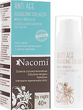 Парфумерія, косметика Нічний крем для обличчя - Nacomi Anti Age Rebuilding Collagen Cream 40+