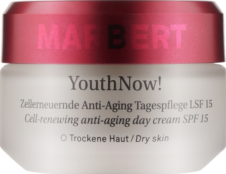 Крем для сухої шкіри - Marbet YouthNow! Anti-Aging Day Cream Dry Skin SPF15