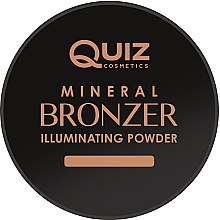 Парфумерія, косметика Мінеральна пудра-бронзер для обличчя - Quiz Cosmetics Mineral Powder Collection Bronzer