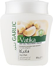 Маска для волос с экстрактом чеснока - Dabur Vatika Garlic Hot Oil Treatment Cream — фото N3