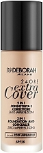 Тональная основа для лица - Deborah 24Ore Extra Cover Foundation SPF 20 — фото N1