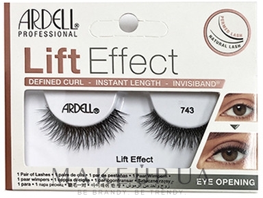 Накладные ресницы - Ardell Lift Effect Invisiband Lash 743 — фото 2шт