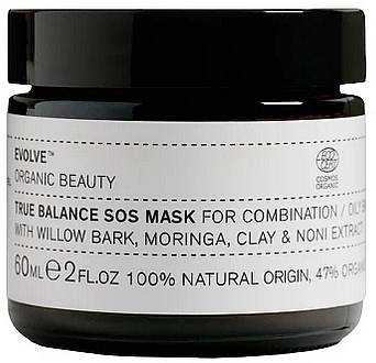 Маска для обличчя - Evolve Organic Beauty True Balance SOS Mask — фото N1
