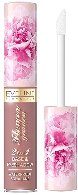 Жидкие тени для век - Eveline Cosmetics Flower Garden 2in1 Base & Eyeshadow