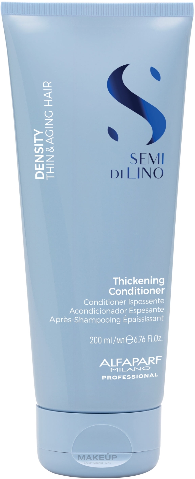 Кондиціонер для щільності волосся - Alfaparf Semi di Lino Density Thickening Conditioner — фото 200ml