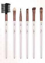 Набір пензлів для макіяжу, 15 шт. - Luvia Cosmetics Prime Vegan Brush Set — фото N4