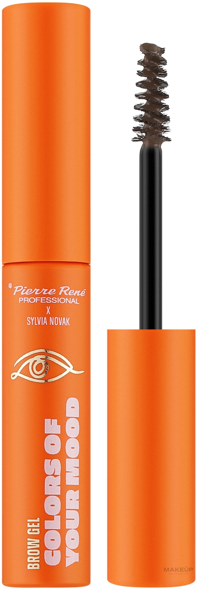 Коричневый гель для бровей - Pierre Rene Brow Gel Colors Of Your Mood — фото 10ml