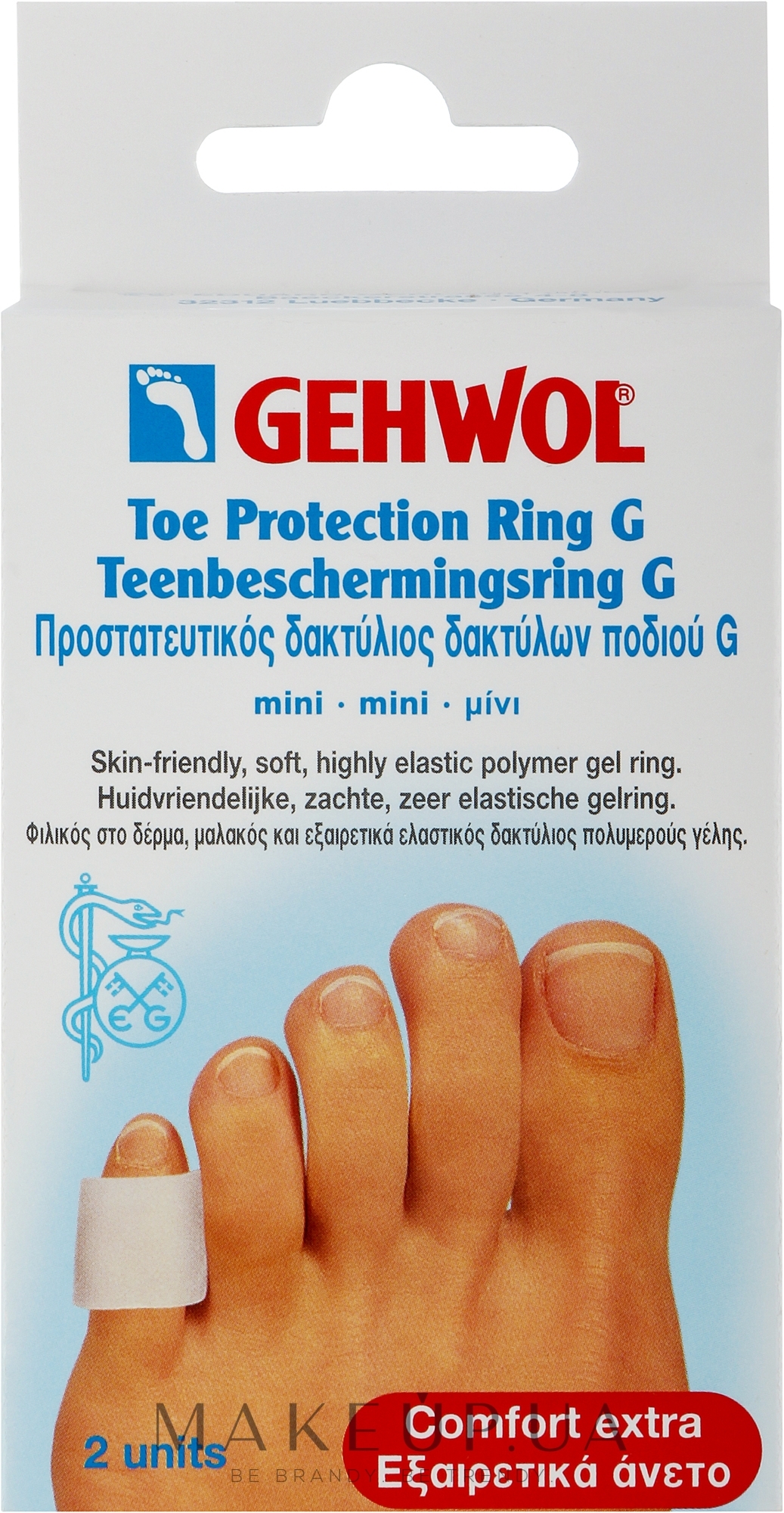 Гель-кольцо Геволь G, мини, 18 мм - Gehwol Toe Protection Ring G — фото 2шт