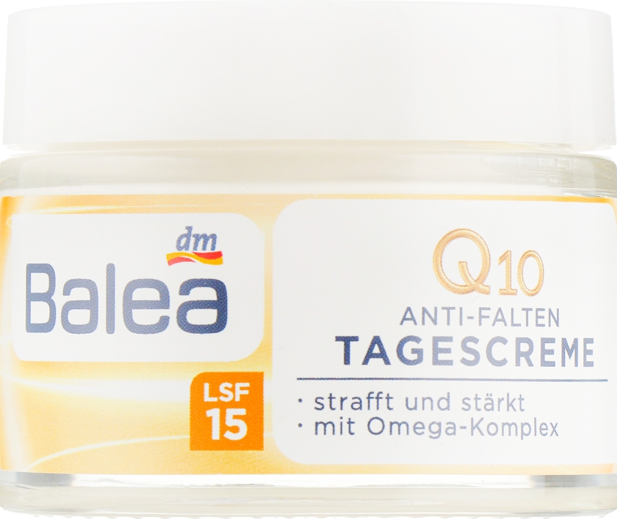 Денний крем проти зморщок для обличчя - Balea Anti-Falten Q10 — фото N3