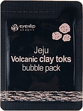 Парфумерія, косметика Пінлива маска з вулканічною глиною - Eyenlip Jeju Volcanic Clay Toks Bubble Pack (пробник)