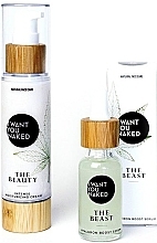 Духи, Парфюмерия, косметика Набор - I Want You Naked The Beauty & The Beast (cr/50ml + serum/20ml)