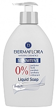 Духи, Парфюмерия, косметика Жидкое мыло для рук - Dermaflora Sensitive Natural Liquid Soap