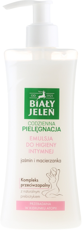 Гіпоалергенна емульсія для інтимної гігієни з жасмином та чебрецем - Bialy Jelen Hypoallergenic Emulsion For Intimate Hygiene — фото N1