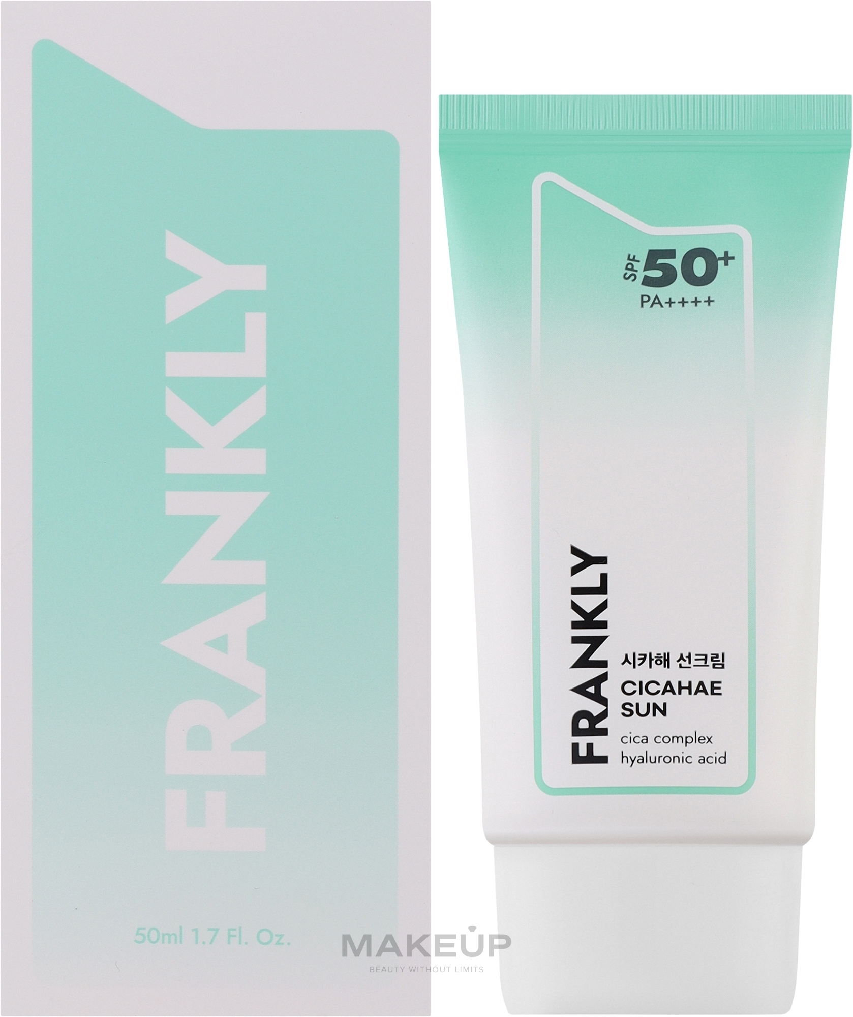 Крем успокаивающий солнцезащитный - Frankly Cicahae Sun SPF 50+ — фото 50ml