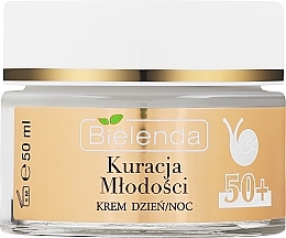 Лифтинг-крем для лица от морщин с муцином улитки - Bielenda Kuracja Mlodosci Cream 50+ — фото N2