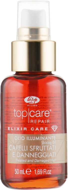 Олія для блиску волосся - Lisap Top Care Repair Elixir Care Shining Oil — фото N2