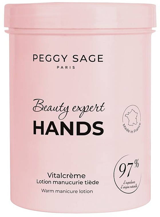 Лосьон для теплого маникюра - Peggy Sage Beauty Expert Vitalcreme Warm Manicure Lotion — фото N3