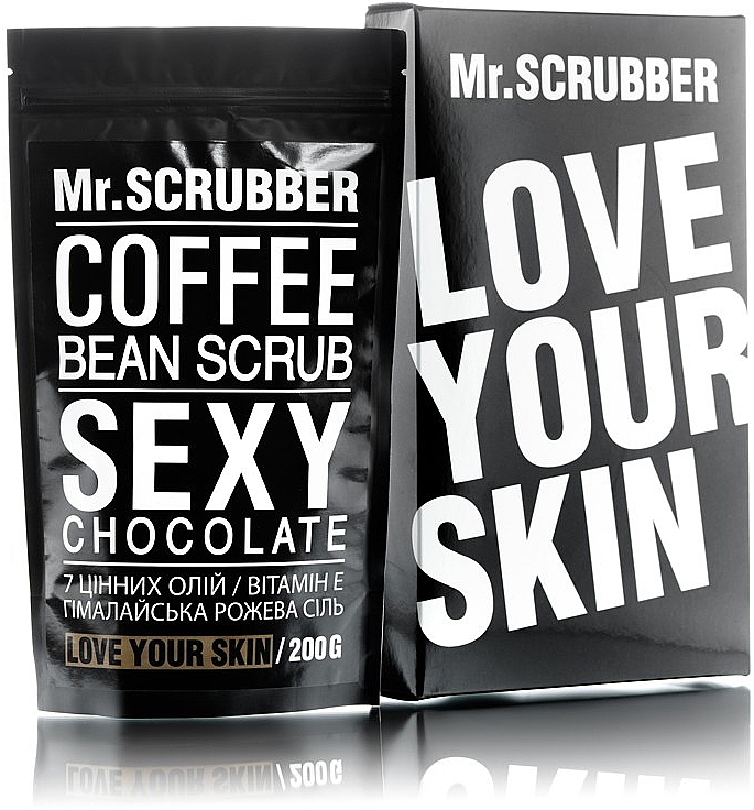 УЦІНКА! Кавовий скраб для тіла - Mr.Scrubber Sexy Chocolate Scrub *