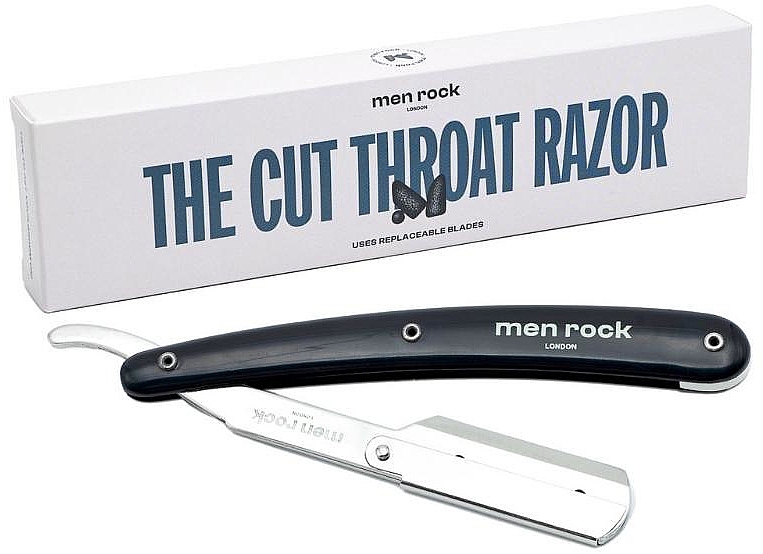 Опасная бритва со сменными лезвиями - Men Rock The Cut Throat Razor  — фото N1