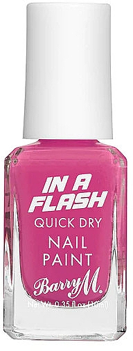 Лак для нігтів - Barry M In A Flash Quick Dry Nail Paint — фото N1