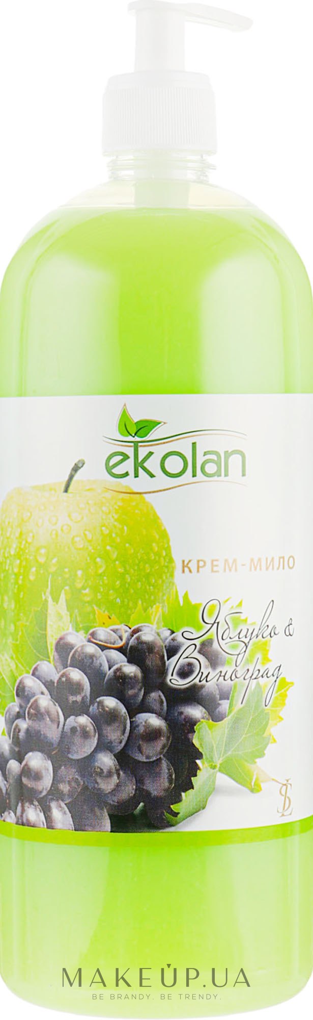 Крем-мыло "Яблоко-виноград" - Ekolan — фото 1000ml