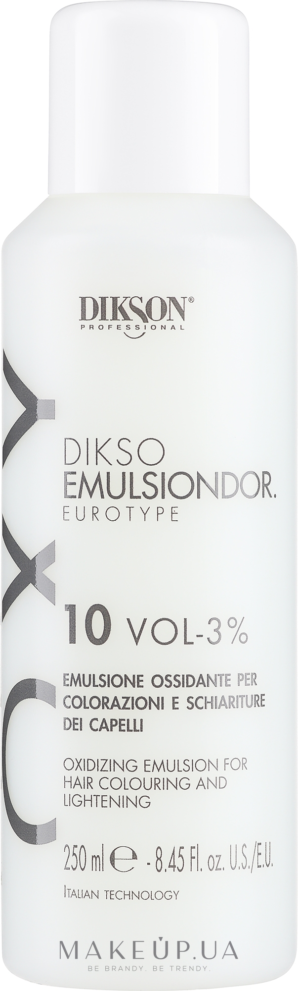 Окислительная эмульсия для покраски 3% - Dikson Tec Emulsion Eurotype — фото 250ml