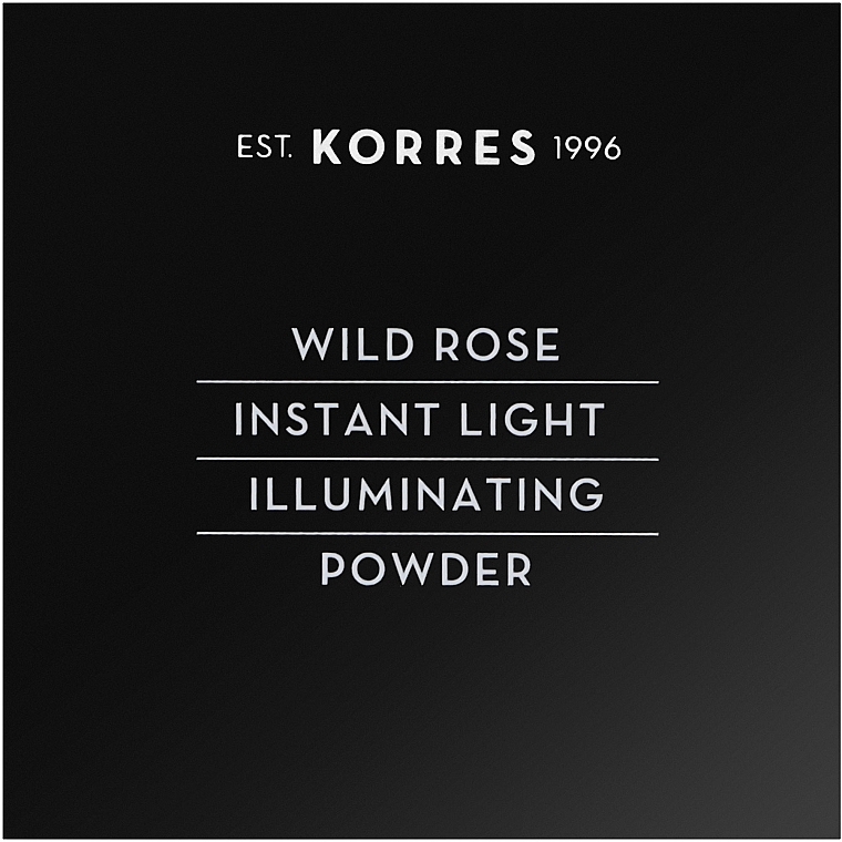 Пудра для лица - Korres Wild Rose Instant Light Illuminating Powder — фото N2