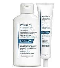 Духи, Парфюмерия, косметика Набор - Ducray Kelual Ds (shm/100ml + cream/40ml)