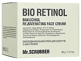 Омолаживающий крем для лица с бакучиолом - Mr.Scrubber Bio Retinol — фото N2
