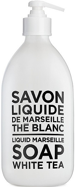 Жидкое мыло - Compagnie De Provence Black & White Liquid Marseille Soap White Tea — фото N1