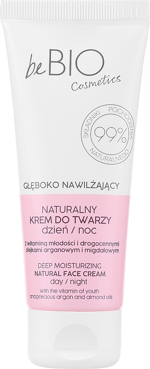 Увлажняющий крем для лица - BeBio Natural Day/Night Moisturizing Face Cream — фото N1