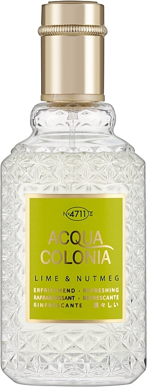 Maurer & Wirtz 4711 Aqua Colognia Lime & Nutmeg - Одеколон