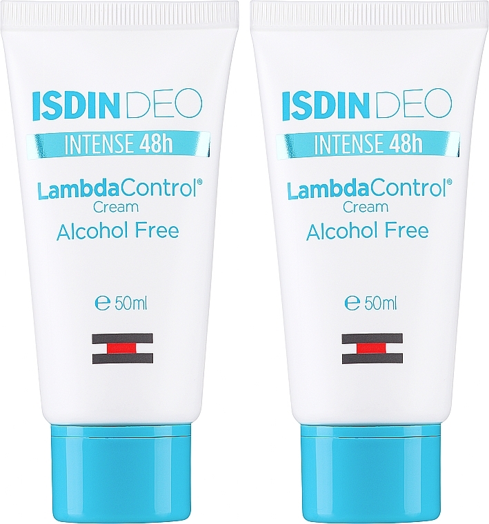 Набір - Isdin Lambda Control Deodorant Cream Duo (deo/2x50ml) — фото N1