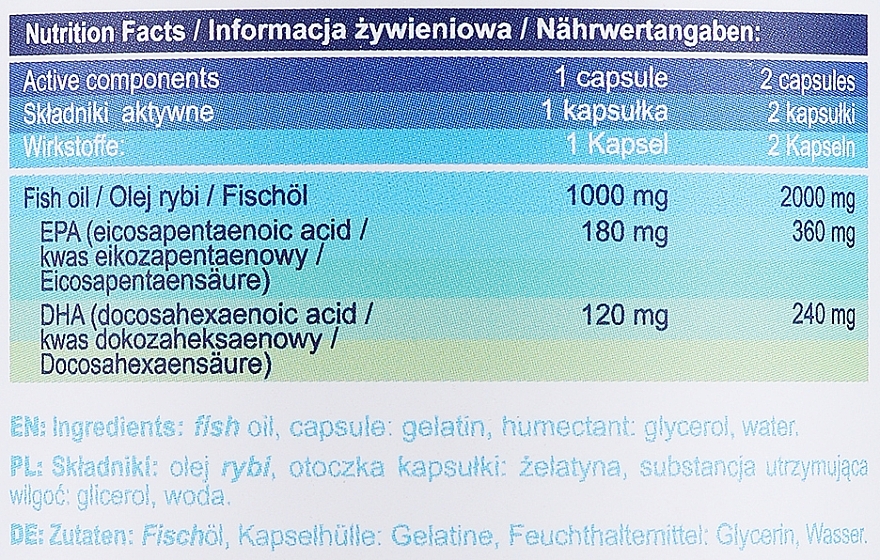 Пищевая добавка "Омега 3" - Allnutrition Omega 3 — фото N3