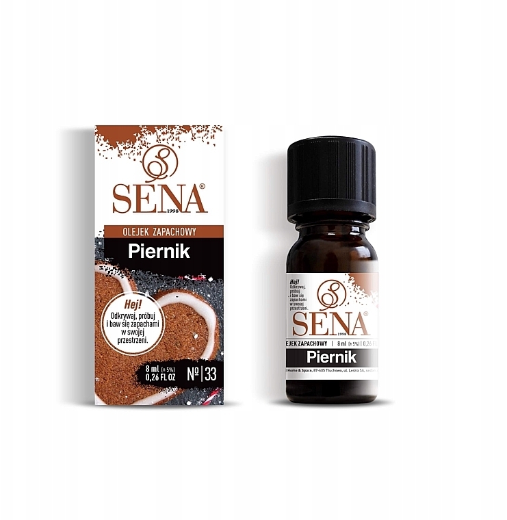 Ароматическое масло "Имбирный пряник" - Sena Aroma Oil №33 Gingerbread — фото N2