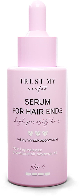 Сироватка для волосся з високою пористістю - Trust My Sister High Porosity Hair Serum For Hair Ends