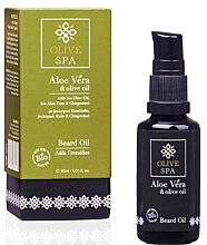 Олія для бороди - Olive Spa Aloe Vera Beard Oil — фото N1