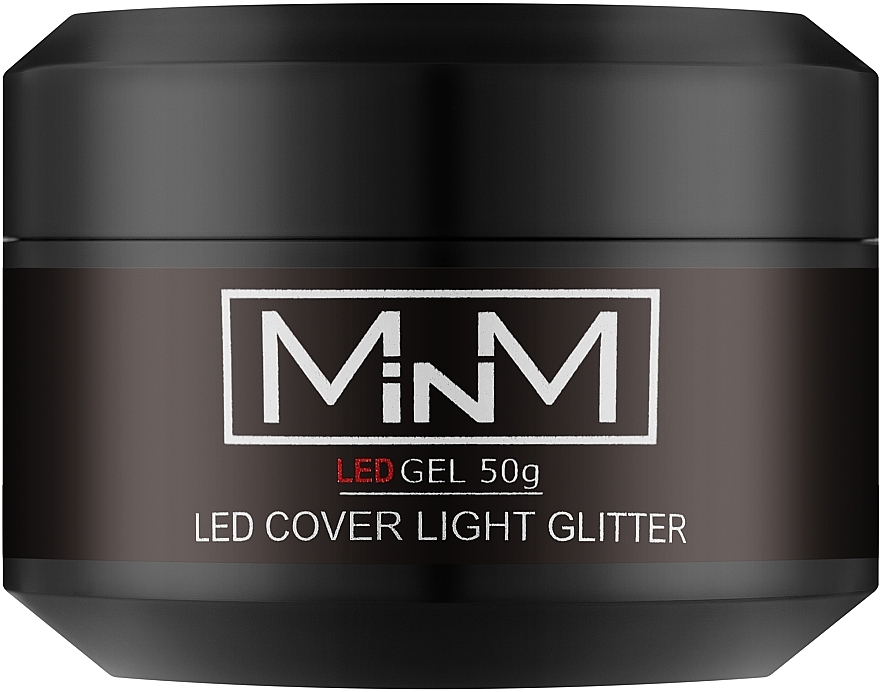 Гель камуфлюючий LED - M-in-M Gel LED Cover Light Glitter — фото N4
