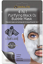 Парфумерія, косметика Бульбашкова маска для обличчя "Деревне вугілля" - Skinlite Purifying Black Bubble Mask