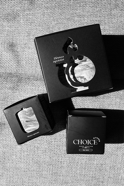 Парфумована свічка "Paris", мармур - Choice Aroma Candle — фото N9