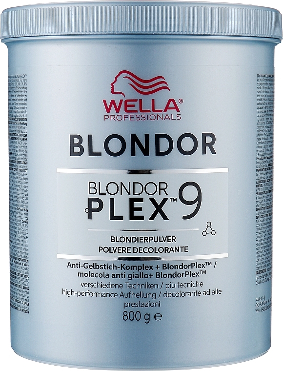 Осветляющая пудра для волос - Wella Blondor Plex 9 Powder Lightener — фото N1