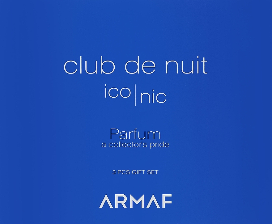 Armaf Club De Nuit Blue Iconic - Набор (edp/105ml + deo/stick/75g + sh/gel/100ml) — фото N2