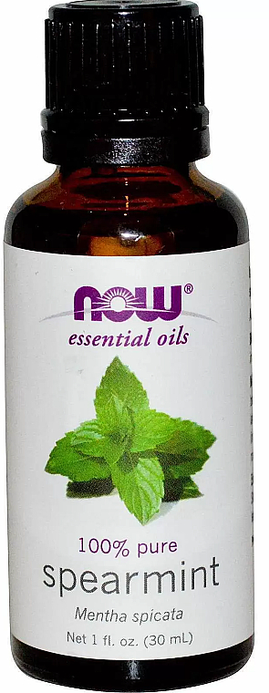 Эфирное масло мята кудрявая - Now Foods Essential Oils 100% Pure Spearmint — фото N1