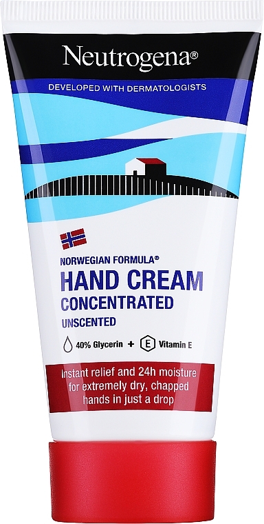 Концентрований крем для рук - Neutrogena Norwegian Formula Concentrated Unscented Hand Cream — фото N3